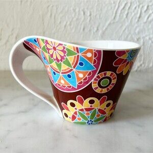 Villeroy & Boch New Wave Caffe' Carnaval Mug Cappuccino Cup Porcelain - Germany